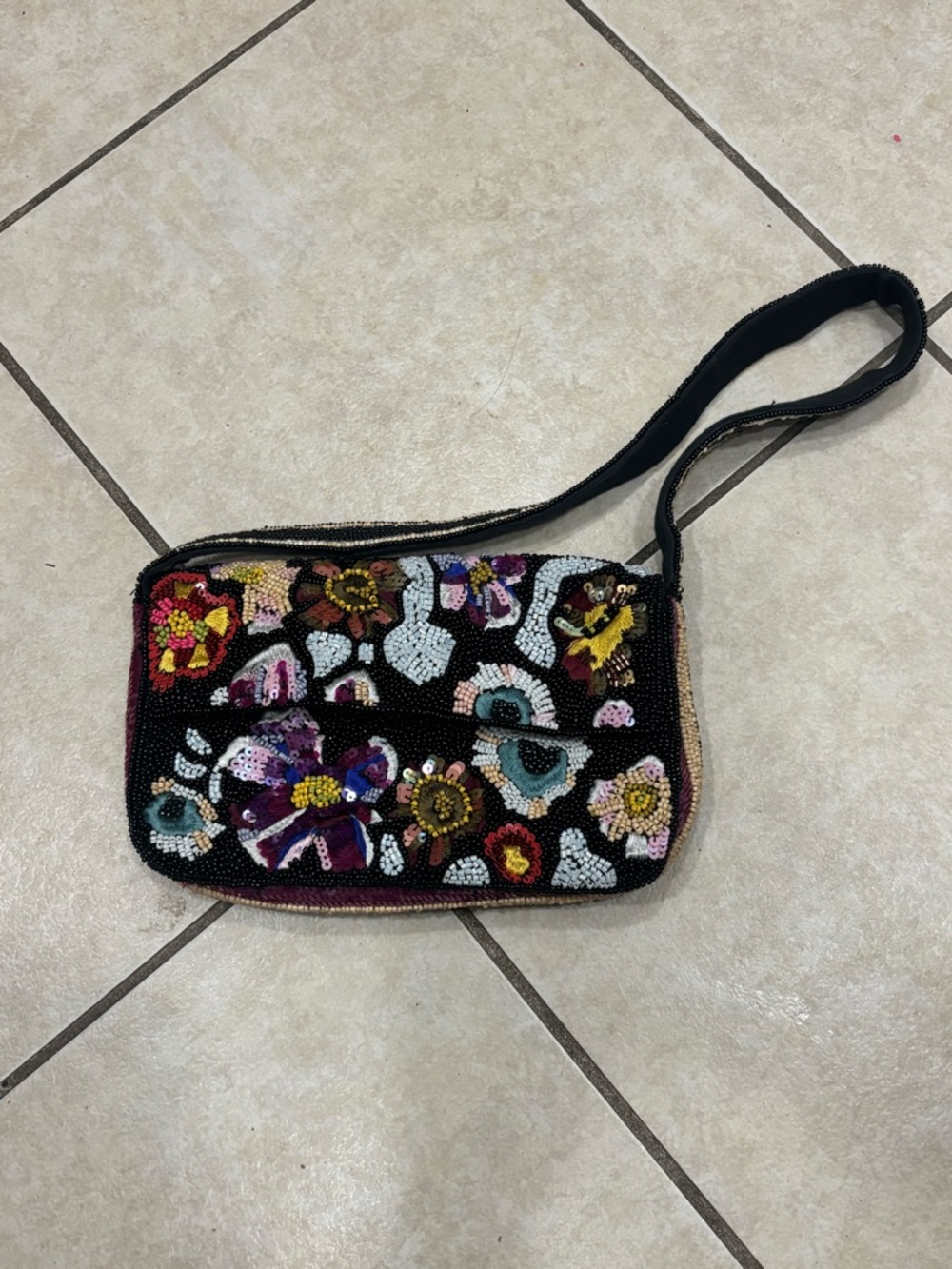 Anthropologie Fiona Beaded Bag